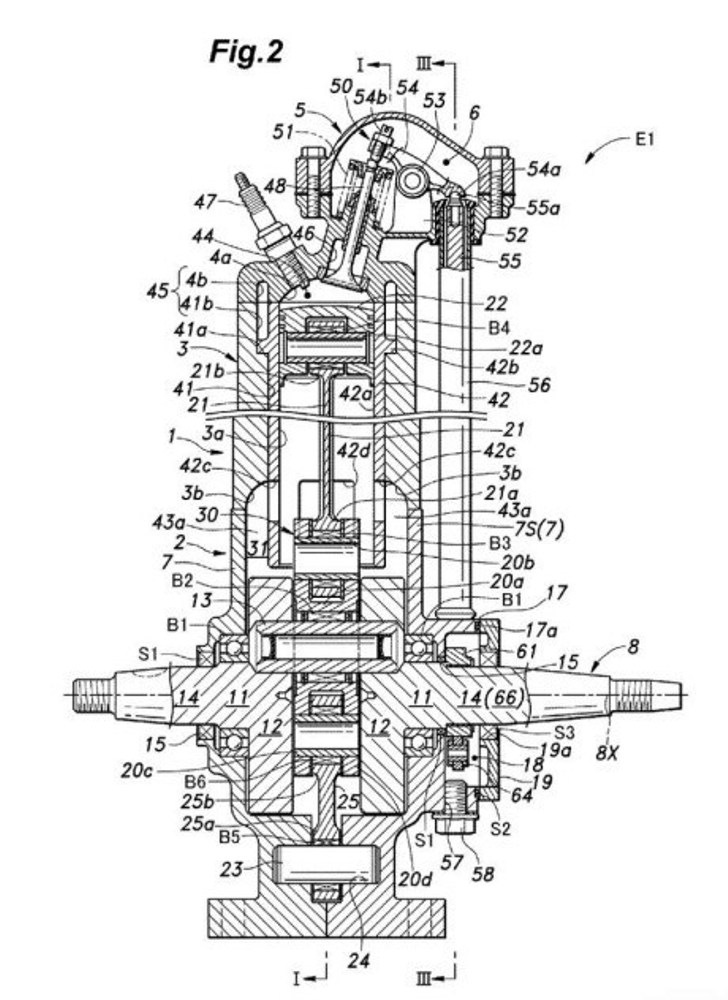 Berita, honda-patent-design-2-stroke-injection-front: Honda Kembangkan Mesin 2-Tak Modern Fuel Injection, NSR Reborn?