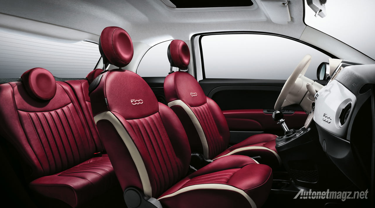 Berita, kabin-fiat-500-merah: Fiat New 500 Facelift Diklaim Punya Hingga 1.800 Perubahan Dibanding Versi Lamanya