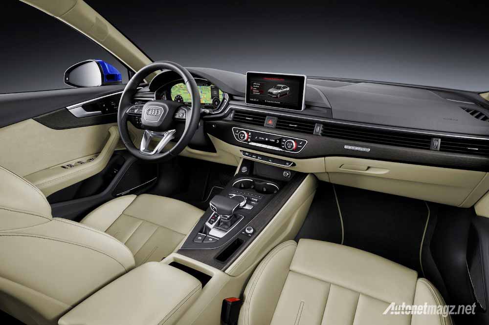 Audi, new-audi-a4-2015-interior: Audi A4 2015 Semakin Matang Dari Segi Teknologi Dan Efisiensi
