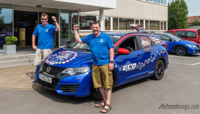 Selama 25 Hari Jelajahi Eropa, Honda Civic Tourer Diesel Catat Rekor Dunia Guiness untuk Konsumsi BBM Teririt Selama 25 Hari Jelajahi Eropa, Honda Civic Tourer Diesel Catat Rekor Dunia Guiness untuk Konsumsi BBM Teririt