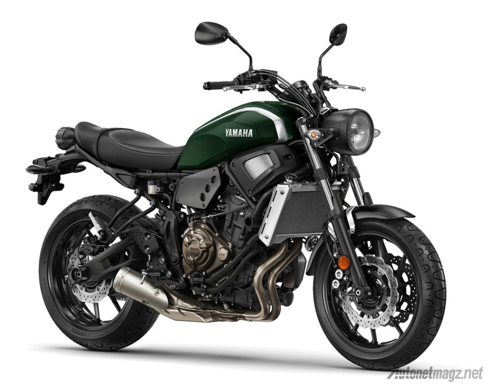 Berita, specification-Yamaha-XSR700-front-green: Simak Yamaha XSR700, Saudara Retro MT-07 Yang Tampil Lebih Keren!
