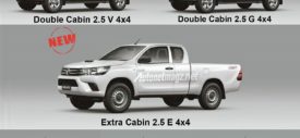 Fitur All New Toyota Hilux double cabin baru