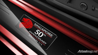 Rayakan 50 Tahun Kemerdekaan Singapura, Ferrari F12 Berlinetta Edisi Khusus Dirilis