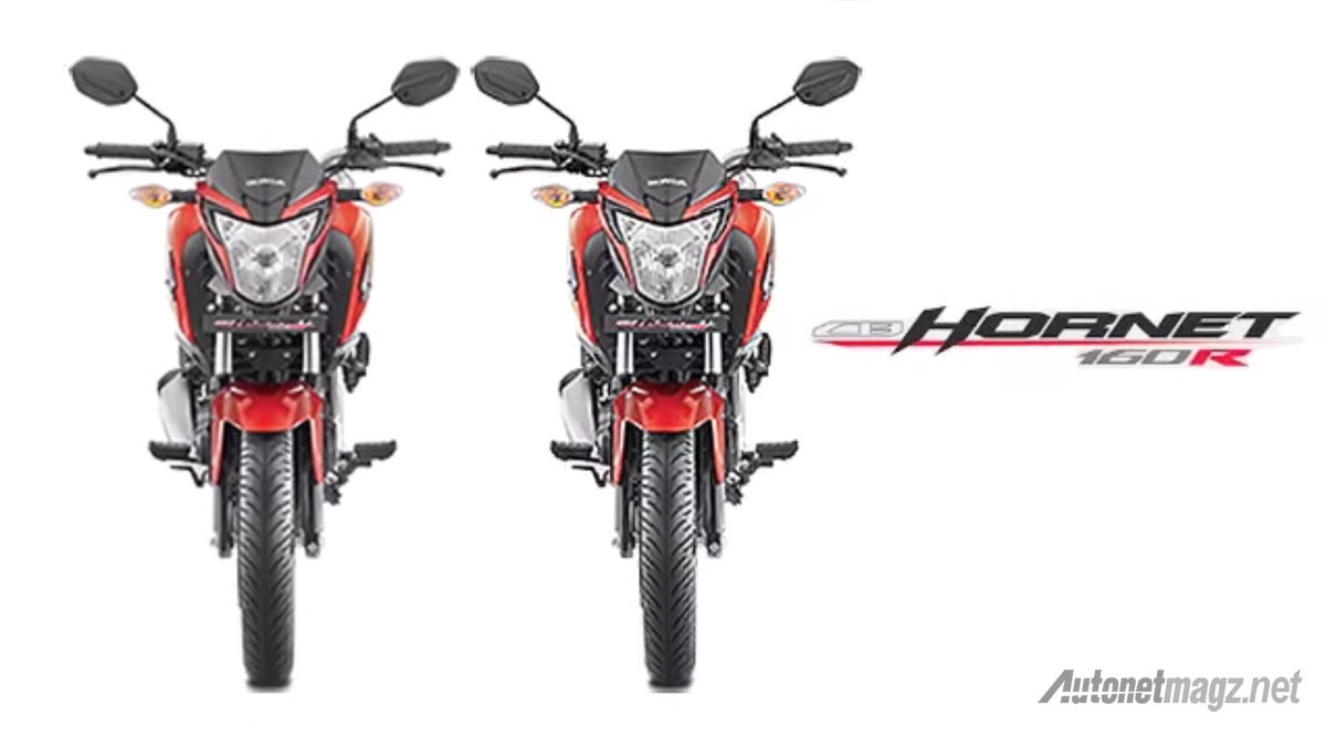 Berita, honda-cb160-hornet-tampak-depan: Honda CB Hornet 160R (MegaPro) Dirilis Di India, Part Identik CB150R Facelift