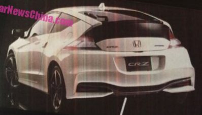 Sosok Honda CR-Z Facelift Bocor, Facelift Terakhir Sebelum Ganti Model? Sosok Honda CR-Z Facelift Bocor, Facelift Terakhir Sebelum Ganti Model?