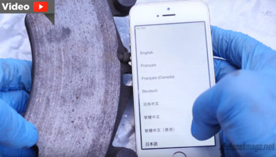 Gila, Iphone 4S dan 5S Diuji Coba Menjadi Kampas Rem Pada Porsche 911!