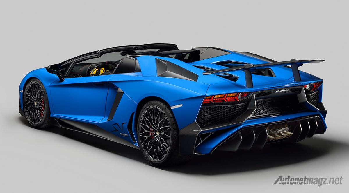Berita, lamborghini-aventador-superveloce-roadster-rear: Kesempatan Kedua Dari Lamborghini, Aventador SV Roadster Diluncurkan dan Siap Dimiliki
