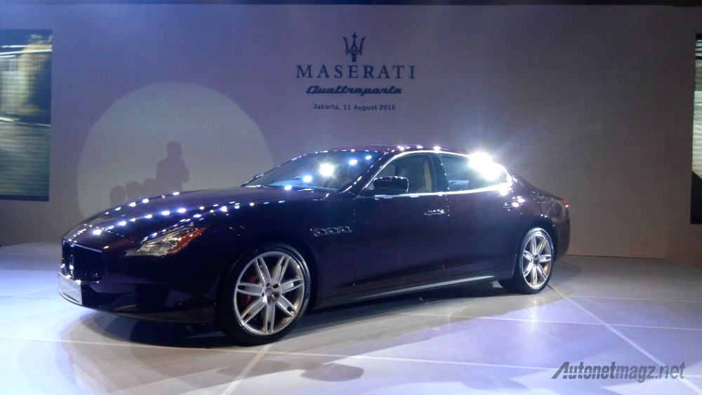 Maserati, maserati-quattroporte-diluncurkan-samping: Maserati Quattroporte Indonesia Mendapatkan Line Up Baru
