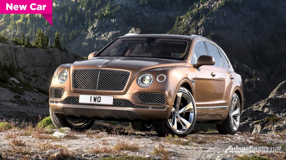 Bentley, Bentley-Bentayga-depan: Inilah Sosok Luxury SUV Bentley Bentayga, Bakal Jadi SUV Termahal di Dunia!