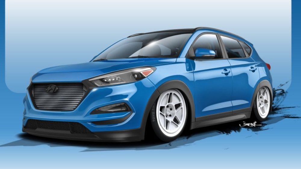 Honda, Hyundai-Tucson-Bisimoto-SEMA-SHOW-2015: Hyundai Bekerjasama Dengan Bisimoto Membangun Tucson 700 HP Untuk SEMA SHOW