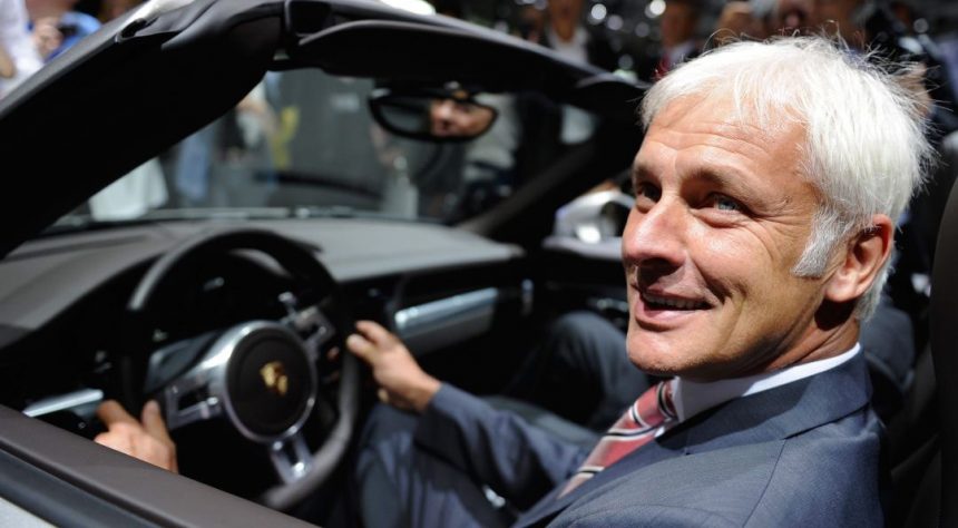CEO Porsche, Matthias Müller Resmi Menjabat Sebagai CEO Baru Volkswagen