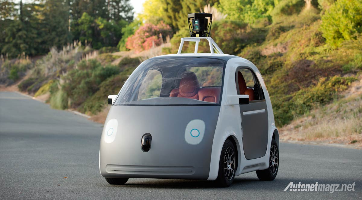Hah Mobil Self Driving Google Ditilang Polisi Karena Jalannya