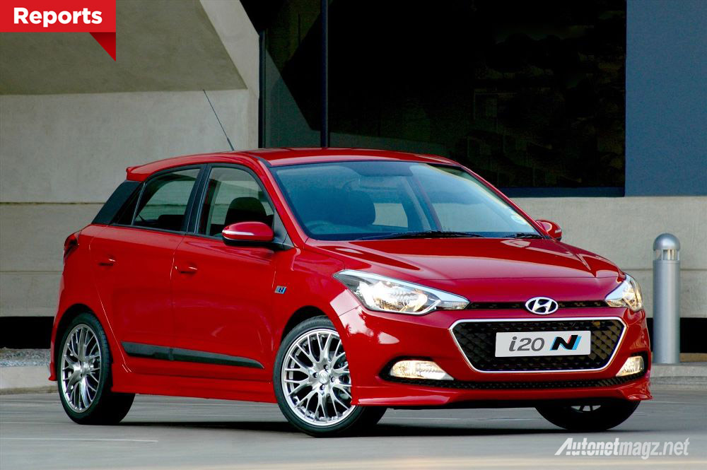 Hyundai, hyundai-i20-n-sport-depan: Hyundai i20 N Sport Rakitan India Diluncurkan Di Afrika Selatan