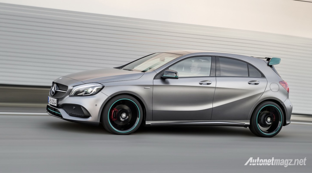 International, mercedes-benz-a-class-motorsport-edition-front: Beginilah Tampilan Mercedes A-Class Facelift, Mulai Debut Di Frankfurt Motor Show 2015