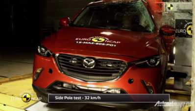 Euro NCAP Sudah Rilis Hasil Uji Tabrak Mazda CX-3, Total Nilainya 4 Bintang