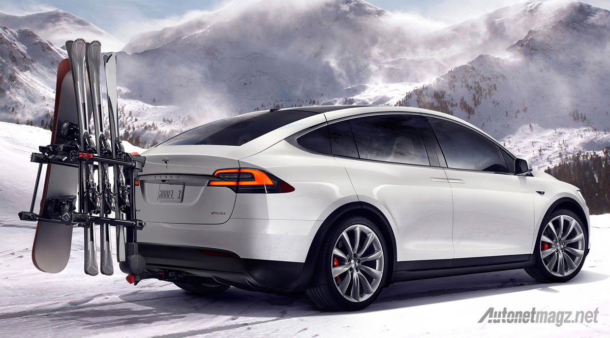 Berita, tesla-model-x-rear: Tesla Model X Diperkenalkan, 0-100 Kpj Hanya 3.2 Detik dan Dapat Jalan Sejauh 413 km