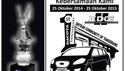 Berbagai Kegiatan Positif Iringi 1 Tahun Usia Komunitas Datsun GO dan GO+ Tangerang