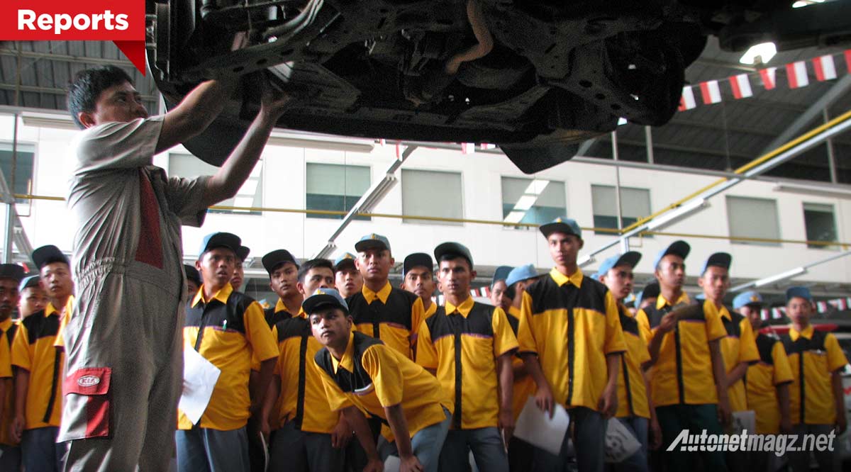 Kia, Kunjungan siswa STM ke bengkel resmi KIA Indonesia: KIA Indonesia Sumbangkan Mesin dan Transmisi Untuk Bahan Latihan Siswa SMK