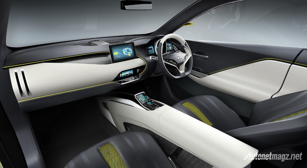 Mobil Baru, Mitsubishi-eX-Concept-interior: Mitsubishi eX Concept Tampil Sebagai Preview Compact SUV Listrik di Tokyo Motor Show 2015