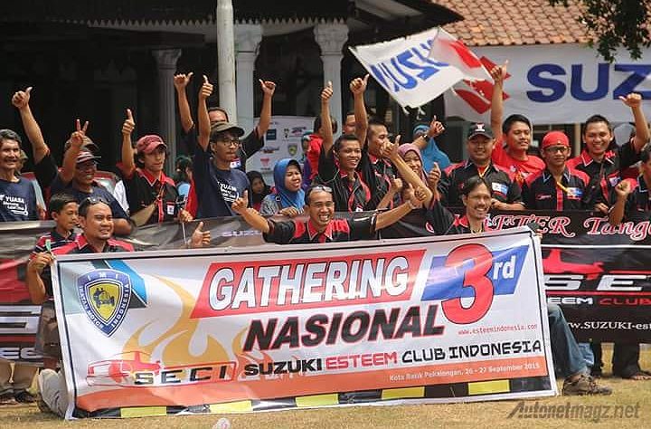 Suzuki Esteem Club Indonesia Rayakan Ultah ke-4 Sekaligus Gathering Nasional di Pekalongan Suzuki Esteem Club Indonesia Rayakan Ultah ke-4 Sekaligus Gathering Nasional di Pekalongan