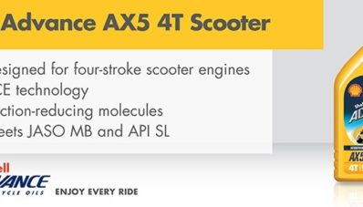 Shell Memperkenalkan Shell Advance AX5, Pelumas Mesin Yang Didesain Khusus Untuk Skuter Matik!