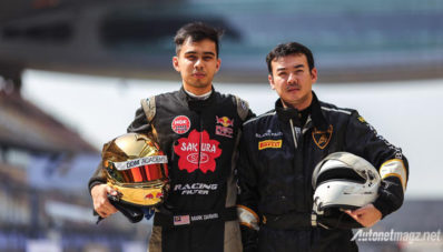 Bendera Merah Putih Berkibar di Balapan Lamborghini Blancpain Super Trofeo Shanghai Bendera Merah Putih Berkibar di Balapan Lamborghini Blancpain Super Trofeo Shanghai