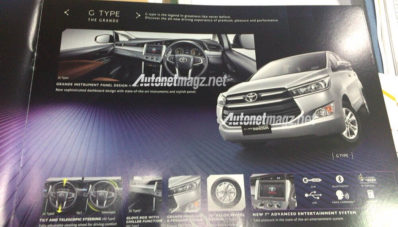 Akhirnya Brosur All New Toyota Kijang Innova 2015 Versi Indonesia Bocor, Ini Dia Fitur dan Spesifikasinya!