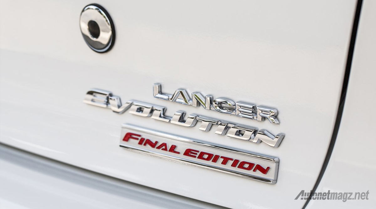 Berita, emblem-mitsubishi-lancer-evolution-final-edition: Detail Terakhir dan Penambahan Produksi Mitsubishi Lancer Evolution Final Edition Dirilis, Goodbye Evo