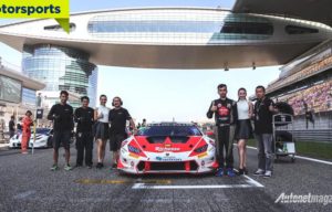 Bendera Merah Putih Berkibar di Balapan Lamborghini Blancpain Super Trofeo Shanghai Bendera Merah Putih Berkibar di Balapan Lamborghini Blancpain Super Trofeo Shanghai