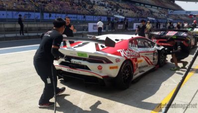 Bendera Merah Putih Berkibar di Balapan Lamborghini Blancpain Super Trofeo Shanghai Bendera Merah Putih Berkibar di Balapan Lamborghini Blancpain Super Trofeo Shanghai