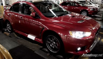 Yuk, Simak Video Perpisahan Bagaimana Mitsubishi Lancer Evolution X Final Edition Diproduksi