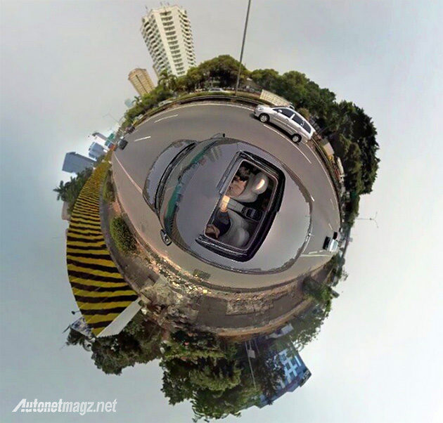 Little planet on camera 360 view