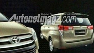 Bentuk Belakang All New Toyota Kijang Innova Terkuak, Bagaimana Menurutmu?