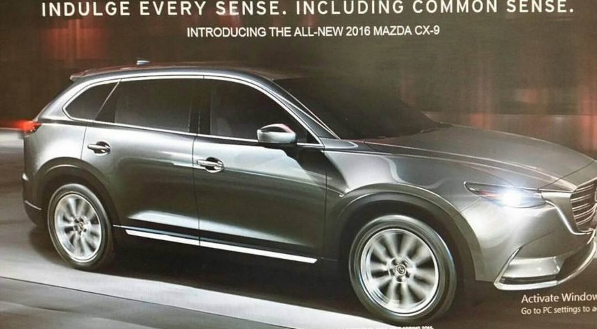 Mazda CX-9 2016 Bocor di Internet Sebelum Penampilan Perdananya, Pakai Mesin SkyActiv Turbo!