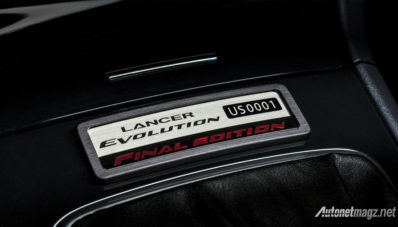 Mitsubishi Lancer Evolution X Final Edition Unit Pertama Masuk Meja Lelang di Ebay, Siapa Mau Ikut Menawar? Mitsubishi Lancer Evolution X Final Edition Unit Pertama Masuk Meja Lelang di Ebay, Siapa Mau Ikut Menawar?