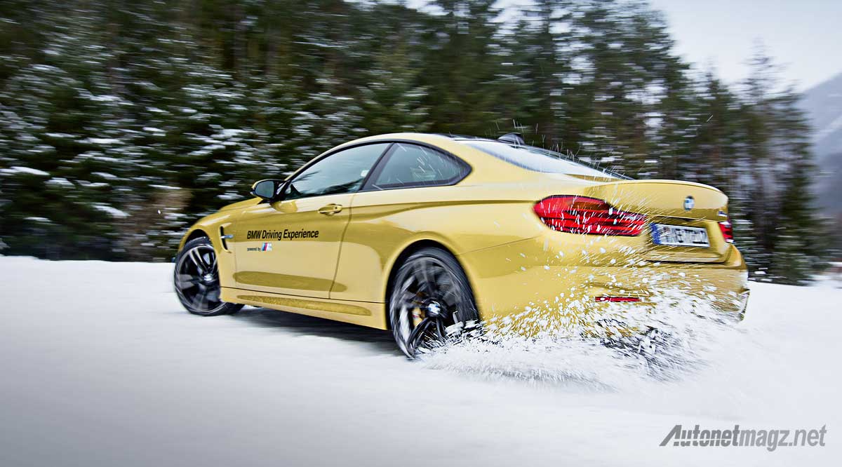 BMW M4 at Arjeplog Sweden for BMW Driving Experience 2016
