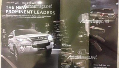Brosur Toyota All New Fortuner Indonesia Bocor Halus Brosur Toyota All New Fortuner Indonesia Bocor Halus