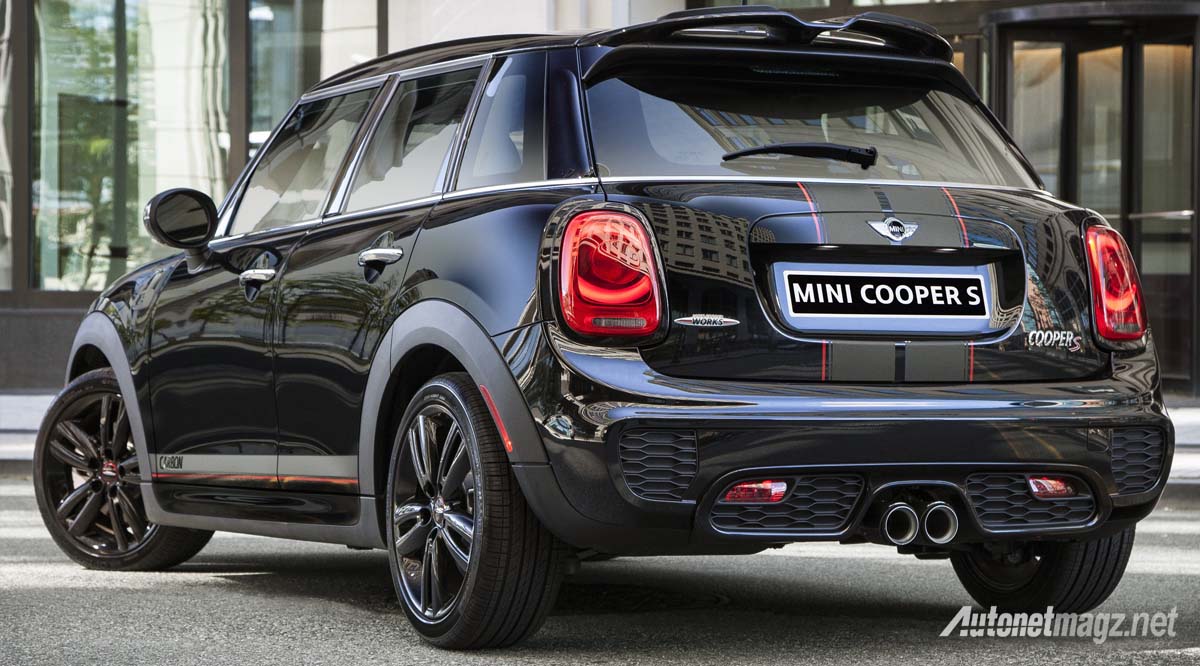 mini cooper s 5 doors carbon edition rear