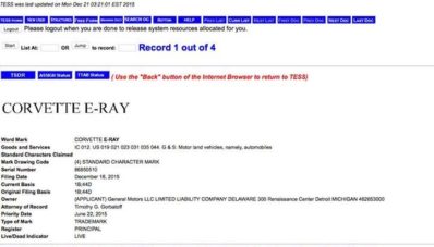 General Motors Patenkan Nama E-Ray, Apa Ini Corvette Versi Elektrik?