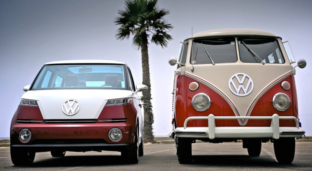 International, vw-bulli-microbus-combi: VW Sebar Teaser Mobil Listrik Retronya Berbasiskan VW Combi