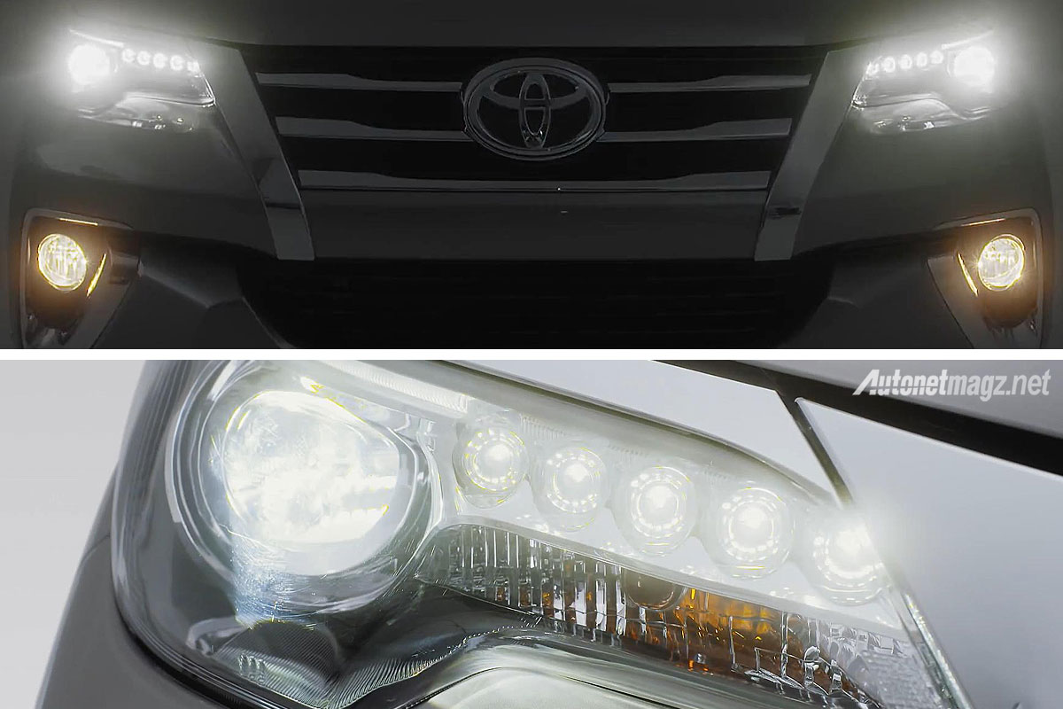 Berita, Lampu LED Projector headlamp Toyota Fortuner baru 2016: Aha, Ini Dia Deskripsi Lengkap Fitur All New Toyota Fortuner 2016 Indonesia!