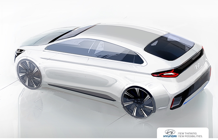Hi-Tech, hyundai-ioniq-side-design-leaked: Spek Hyundai Ioniq Bocor, Konsumsi BBM Lebih Baik Dari Prius