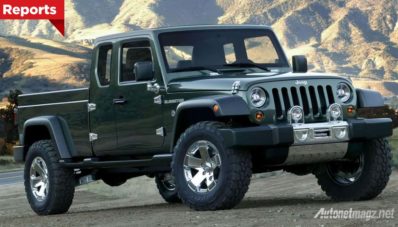 Jeep Tengah Mengerjakan Pickup Truck Baru Berbasis Wrangler, Tahun 2017 Meluncur Jeep Tengah Mengerjakan Pickup Truck Baru Berbasis Wrangler, Tahun 2017 Meluncur
