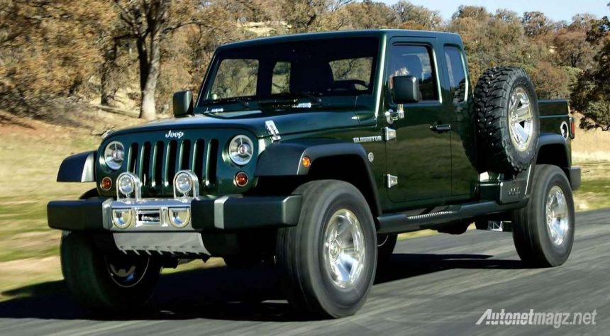 Jeep Tengah Mengerjakan Pickup Truck Baru Berbasis Wrangler, Tahun 2017 Meluncur Jeep Tengah Mengerjakan Pickup Truck Baru Berbasis Wrangler, Tahun 2017 Meluncur
