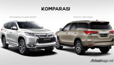 Komparasi Toyota Fortuner VS Mitsubishi Pajero Sport