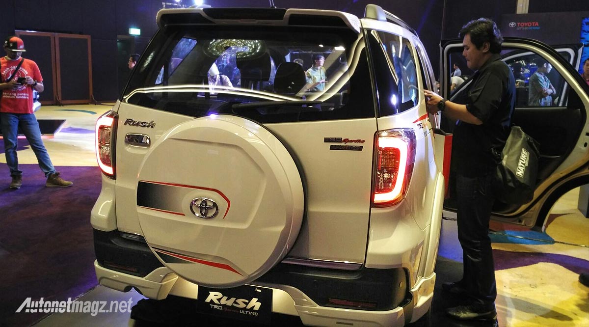 Sticker Variasi Body Toyota Rush Baru TRD Sportivo Ultimo 2016