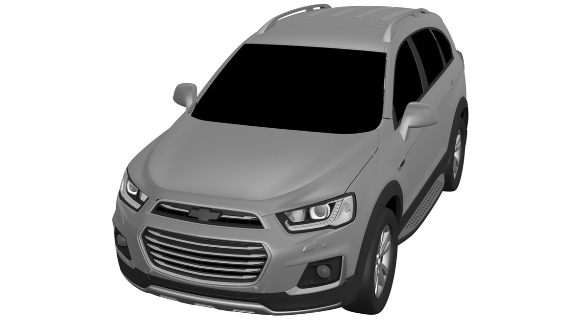 Sosok Chevrolet Captiva Facelift Terungkap
