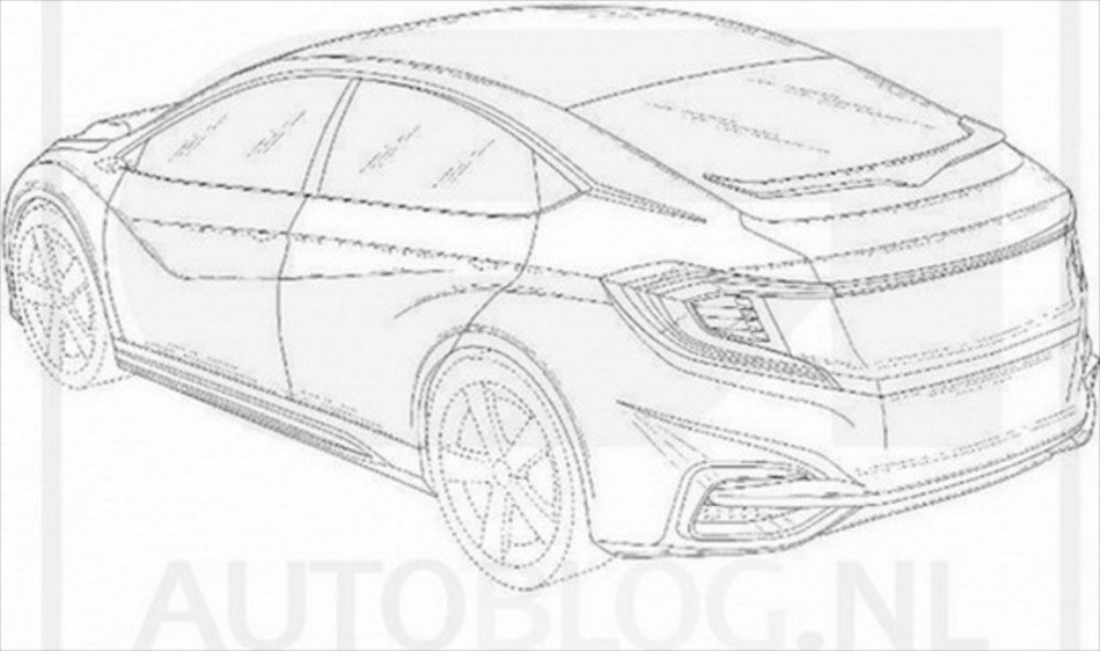 Honda, honda-concept-patent-based-concept-b-leaked-rear: Gambar Paten Honda Kembali Terkuak, Civic Spec Tiongkok?