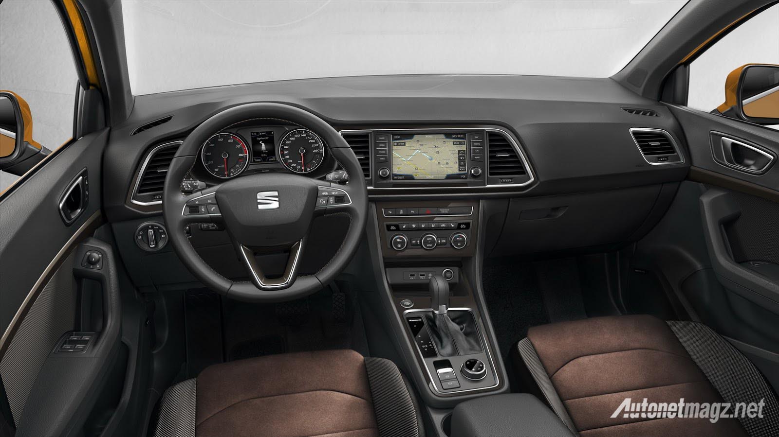 International, seat-ateca-dashboard: Seat Ateca, Crossover Spanyol Yang Siap Menghadang Mazda CX-5