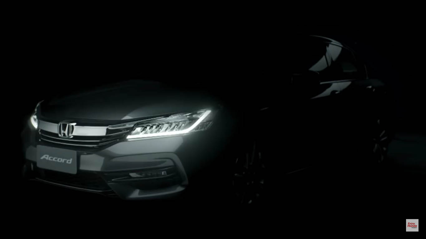 Berita, teaser honda accord facelift: Honda Accord Facelift Meluncur 25 Februari di Thailand